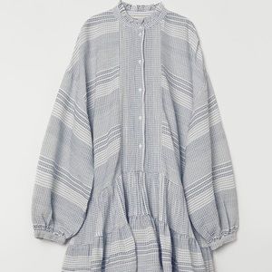 HM flounced embroidered tunic